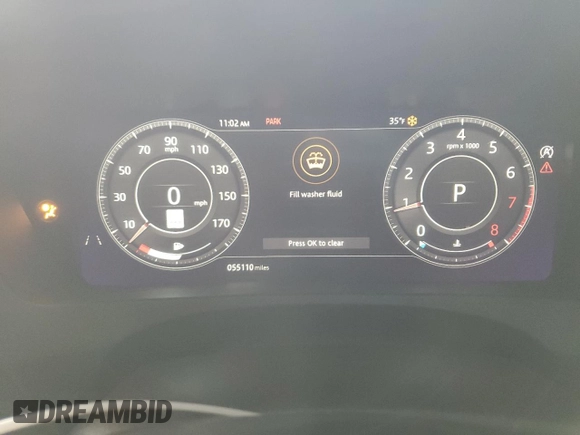 2020 Jaguar F-Pace S with VIN SADCM2FV9LA634961, listed as a Copart auction lot 78704054 with 55,110 mi miles and Non repairable. Bid and sale history available at DreamBid. Image 9.