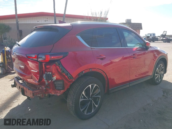 2023 Mazda CX-5 2.5 S Premium Package with VIN JM3KFBDM2P0111876, listed as a IAAI auction lot 41611069 with 6,240 mi miles. Bid and sale history available at carsss.com. Image 6.
