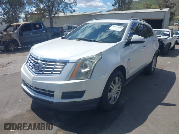 2015 Cadillac SRX Luxury Collection with VIN 3GYFNBE38FS584296, listed as a IAAI auction lot 41950092 with 56,691 mi miles and . Bid and sale history available at carsss.com. Image 18.