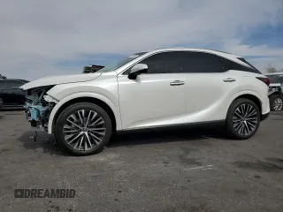 2024 Lexus RX 350 z VIN JTJCHMAAXR2015902, wystawiony jako Copart lot #50845955 z przebiegiem 9 480 mil mil oraz Szkoda całkowita • Salvage title. Historia ofert i sprzedaży dostępna na DreamBid. Obrazek 1.