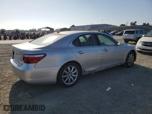 2007 Lexus LS 460 с VIN JTHBL46F375040085, выставлен на аукционе Copart как лот 62029605 с пробегом Не указан миль и Списание • Salvage title. История ставок и продаж доступна на DreamBid. Изображение 3.