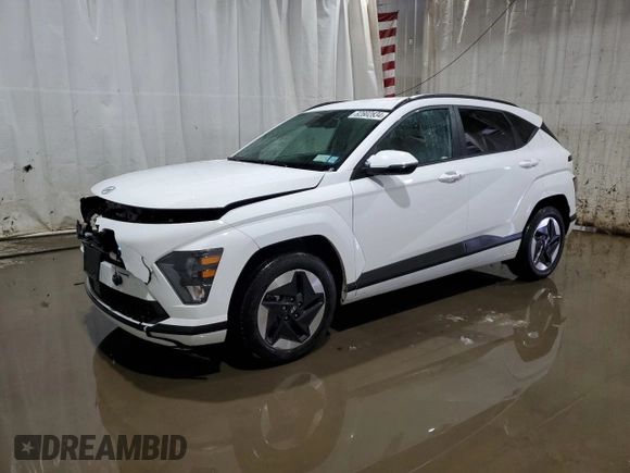 2024 Hyundai Kona SEL with VIN KM8HC3A63RU005581, listed as a Copart auction lot 82802834 with 9,898 mi miles and Salvage Title. Bid and sale history available at DreamBid. Image 1.