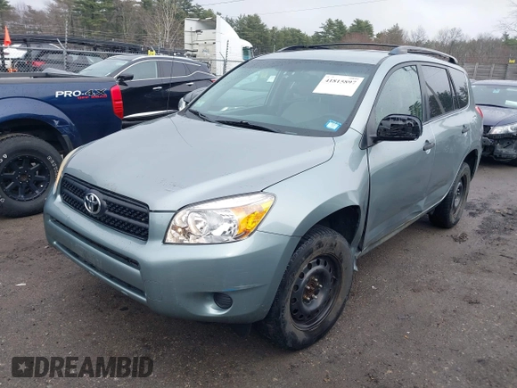 2008 Toyota RAV4 with VIN JTMBD33V586068504, listed as a IAAI auction lot 41815897 with 157,563 mi miles. Bid and sale history available at carsss.com. Image 2.