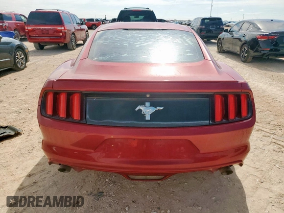 2015 Ford Mustang V6 with VIN 1FA6P8AM7F5329835, listed as a Copart auction lot 62985735 with Not provided miles and Salvage title. Bid and sale history available at DreamBid. Image 6.