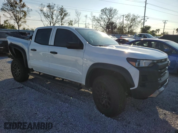 2023 Chevrolet Colorado 4WD Trail Boss with VIN 1GCPTEEK7P1181101, listed as a Copart auction lot 88643225 with 23,423 mi miles and Salvage Title. Bid and sale history available at carsss.com. Image 4.