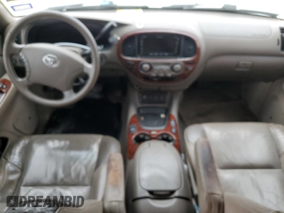 2005 Toyota Sequoia Limited with VIN 5TDZT38A85S260745, listed as a Copart auction lot 85865544 with Not Provided miles and Salvage Title. Bid and sale history available at DreamBid. Image 8.