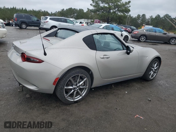 2022 Mazda MX-5 Miata Grand Touring z VIN JM1NDAM78N0504942, wystawiony jako Copart lot #83746334 z przebiegiem 17 610 mil mil oraz Szkoda całkowita • Salvage title. Historia ofert i sprzedaży dostępna na DreamBid. Obrazek 3.
