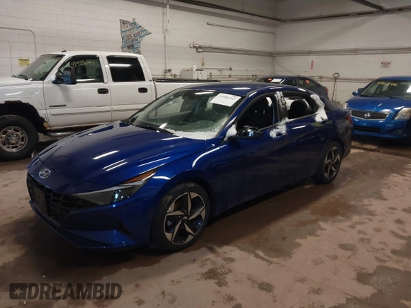 2023 Hyundai Elantra SEL with VIN KMHLS4AG9PU432403, listed as a IAAI auction lot 41906543 with 35,490 mi miles and . Bid and sale history available at DreamBid. Image 22.