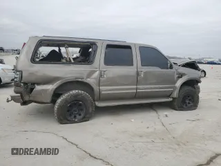 2005 Ford Excursion Limited с VIN 1FMNU43S15ED42741, выставлен на аукционе Copart как лот 43897955 с пробегом Не указан миль и Списание • Salvage title. История ставок и продаж доступна на DreamBid. Изображение 3.