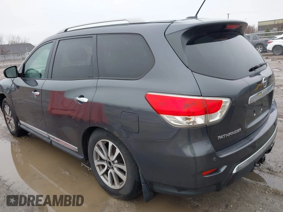 2013 Nissan Pathfinder Platinum with VIN 5N1AR2MM5DC623584, listed as a IAAI auction lot 41943609 with 192,271 mi miles and . Bid and sale history available at DreamBid. Image 3.