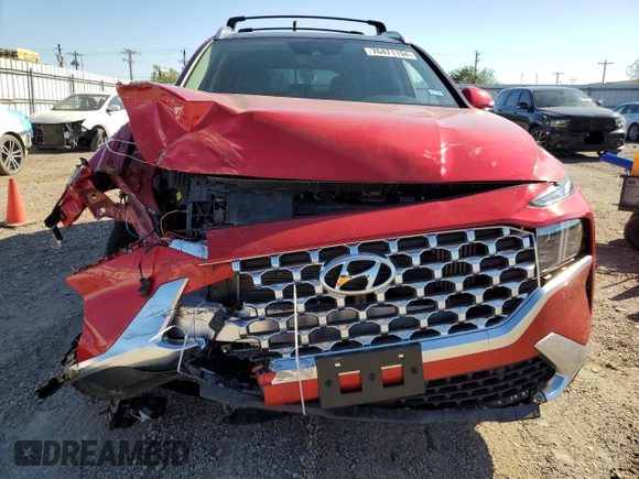 2023 Hyundai Santa Fe Hybrid Limited with VIN 5NMS5DA10PH012443, listed as a Copart auction lot 76471194 with 7,240 mi miles and Salvage Title. Bid and sale history available at carsss.com. Image 5.