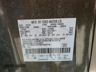2008 Ford F-150 XL with VIN 1FTRW12W78FA22714, listed as a Copart auction lot 61267135 with 222,114 mi miles and Clean title. Bid and sale history available at DreamBid. Image 12.