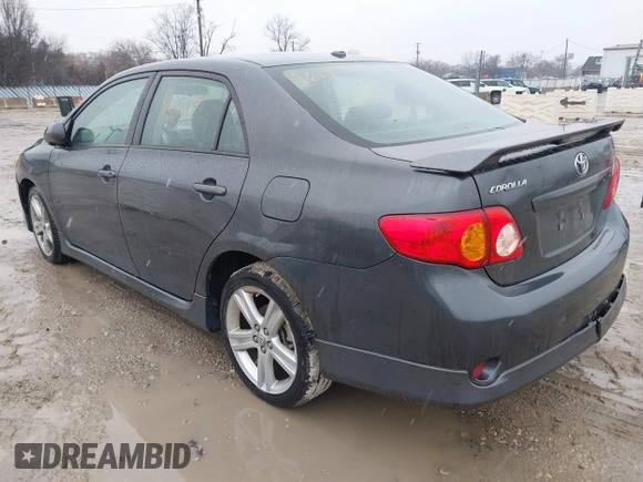 2009 Toyota Corolla XRS with VIN 2T1BE40E49C027671, listed as a IAAI auction lot 41754617 with 159,569 mi miles. Bid and sale history available at carsss.com. Image 3.