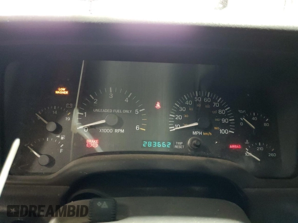1997 Jeep Cherokee Sport with VIN 1J4FJ68S7VL509440, listed as a Copart auction lot 50895195 with 283,662 mi miles and Salvage Title. Bid and sale history available at carsss.com. Image 9.