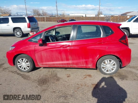 2015 Honda Fit LX with VIN 3HGGK5H50FM735459, listed as a IAAI auction lot 41715199 with 91,779 mi miles. Bid and sale history available at carsss.com. Image 14.