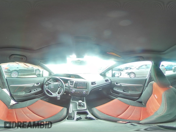 2015 Honda Civic Sedan Si with VIN 2HGFB6E59FH703954, listed as a Copart auction lot 52903315 with 125,947 mi miles and Salvage Title. Bid and sale history available at carsss.com. Image 14.