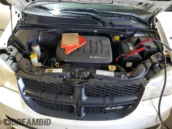 2013 Ram Cargo Van Tradesman with VIN 2C4JRGAG6DR658271, listed as a Copart auction lot 72421684 with 69,160 mi miles and Salvage Title. Bid and sale history available at carsss.com. Image 12.