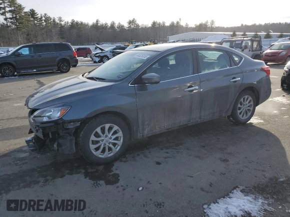 2019 Nissan Sentra S with VIN 3N1AB7AP6KY440691, listed as a Copart auction lot 44525355 with 70,059 mi miles and Salvage Title. Bid and sale history available at DreamBid. Image 1.