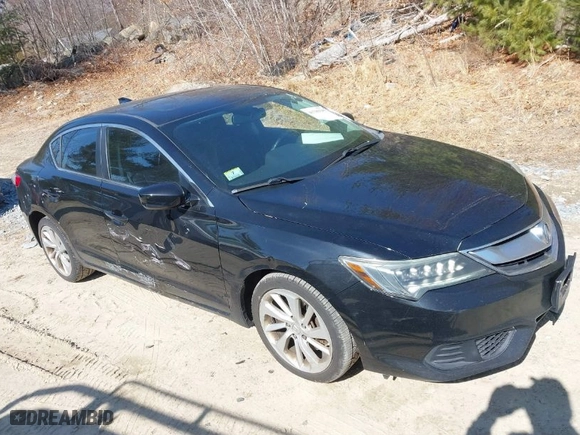 2016 Acura ILX w/Premium Pkg with VIN 19UDE2F78GA019291, listed as a IAAI auction lot 41789345 with 92,212 mi miles. Bid and sale history available at carsss.com. Image 1.