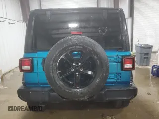 2020 Jeep Wrangler Unlimited Sport Altitude with VIN 1C4HJXDNXLW335332, listed as a Copart auction lot 62008745 with 57,449 mi miles and Salvage title. Bid and sale history available at DreamBid. Image 6.