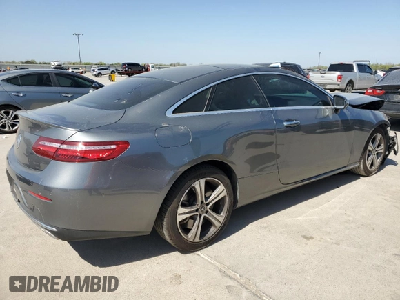 2018 Mercedes-Benz E 400 with VIN WDD1J6FB4JF020561, listed as a Copart auction lot 49998225 with 50,493 mi miles and Salvage Title. Bid and sale history available at DreamBid. Image 3.