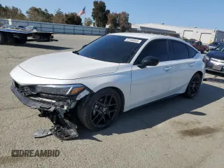 2025 Honda Civic Sport z VIN 19XFL2H83SE000155, wystawiony jako Copart lot #52446845 z przebiegiem 7 595 mil mil oraz Szkoda całkowita • Salvage title. Historia ofert i sprzedaży dostępna na DreamBid. Obrazek 1.