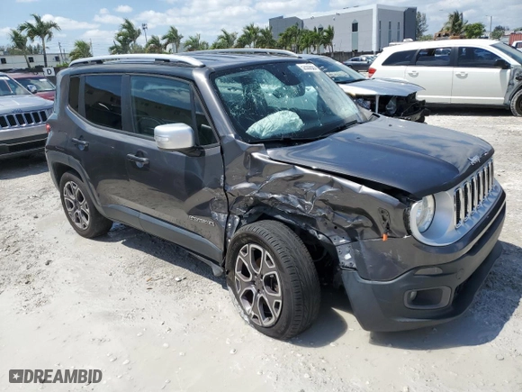 2016 Jeep Renegade Limited with VIN ZACCJADT0GPC82259, listed as a Copart auction lot 52550665 with 101,683 mi miles and Clean Title. Bid and sale history available at carsss.com. Image 4.