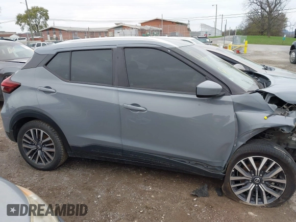 2021 Nissan Kicks SV with VIN 3N1CP5CV9ML473162, listed as a IAAI auction lot 40786414 with 100,107 mi miles. Bid and sale history available at carsss.com. Image 13.