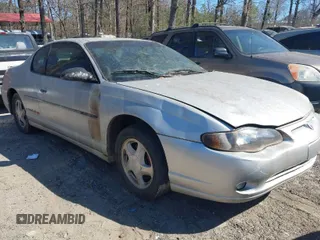 2003 Chevrolet Monte Carlo SS with VIN 2G1WX12K539151199, listed as a IAAI auction lot 41827651 with 254,501 mi miles. Bid and sale history available at carsss.com. Image 1.