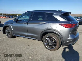 2023 Infiniti QX50 Sport with VIN 3PCAJ5FB6PF113227, listed as a Copart auction lot 84563144 with 7,465 mi miles and Salvage Title. Bid and sale history available at DreamBid. Image 2.