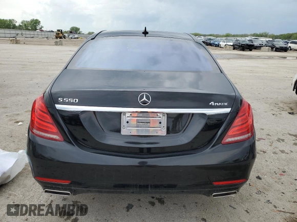 2015 Mercedes-Benz S 550 with VIN WDDUG8FBXFA079688, listed as a Copart auction lot 54261915 with 103,225 mi miles and Salvage Title. Bid and sale history available at DreamBid. Image 6.