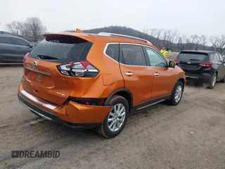 2017 Nissan Rogue SL with VIN JN8AT2MV4HW018169, listed as a IAAI auction lot 41554545 with 69,567 mi miles. Bid and sale history available at carsss.com. Image 4.