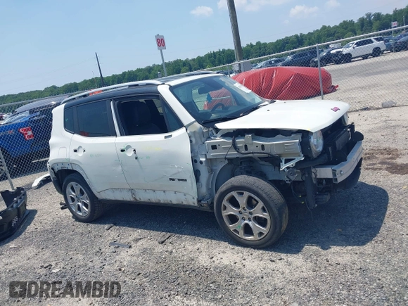2016 Jeep Renegade Limited with VIN ZACCJBDT0GPD17517, listed as a IAAI auction lot 42563486 with 134,693 mi miles and . Bid and sale history available at DreamBid. Image 13.