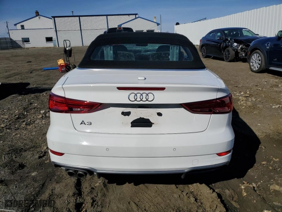 2018 Audi A3 Cabriolet Premium Plus with VIN WAU5ULFF7J1026062, listed as a Copart auction lot 45890495 with 38,509 mi miles and Salvage Title. Bid and sale history available at carsss.com. Image 6.