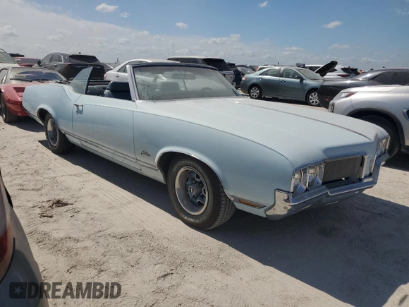 1970 Oldsmobile Cutlass with VIN 342670M174626, listed as a Copart auction lot 75759464 with 696,492 mi miles and Salvage Title. Bid and sale history available at DreamBid. Image 4.