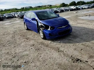 2014 Hyundai Accent GS with VIN KMHCT5AE8EU175586, listed as a Copart auction lot 87163834 with 88,190 mi miles and Non Repairable. Bid and sale history available at carsss.com. Image 14.