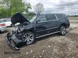 2019 Chevrolet Suburban LT with VIN 1GNSKHKC1KR342474, listed as a Copart auction lot 55268935 with Not provided miles and Salvage title. Bid and sale history available at DreamBid. Image 1.