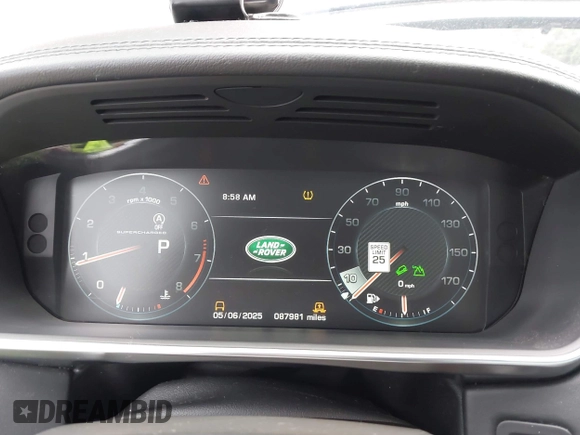 2016 Land Rover Range Rover Supercharged with VIN SALGS2EF3GA277630, listed as a IAAI auction lot 42428358 with 87,981 mi miles and . Bid and sale history available at DreamBid. Image 7.