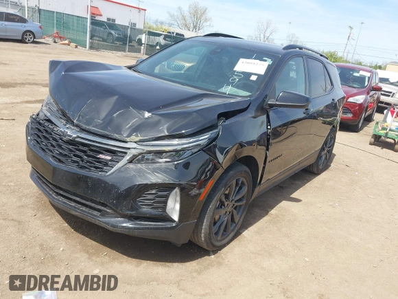 2023 Chevrolet Equinox RS z VIN 3GNAXMEG5PL107594, wystawiony jako IAAI lot #42093279 z przebiegiem 59 663 mil mil oraz . Historia ofert i sprzedaży dostępna na DreamBid. Obrazek 18.