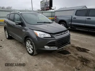 2016 Ford Escape Titanium with VIN 1FMCU9J93GUA62090, listed as a Copart auction lot 47458655 with Not Provided miles and Salvage Title. Bid and sale history available at DreamBid. Image 12.