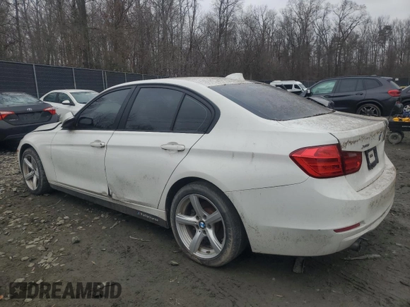 2014 BMW 3 Series 320i xDrive with VIN WBA3C3C56EF983605, listed as a Copart auction lot 42491705 with 153,283 mi miles and Non Repairable. Bid and sale history available at carsss.com. Image 2.