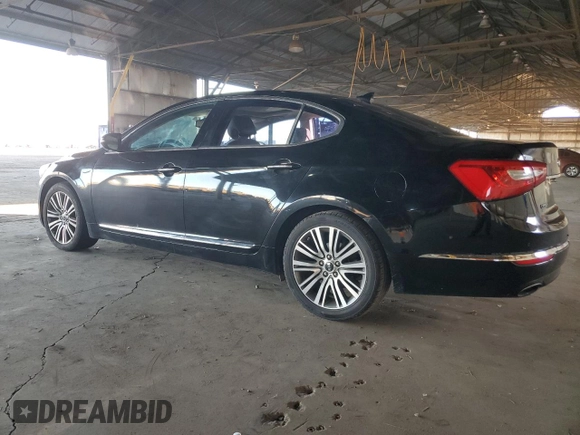 2015 Kia Cadenza Premium with VIN KNALN4D78F5194136, listed as a Copart auction lot 78073904 with 108,487 mi miles and Clean Title. Bid and sale history available at carsss.com. Image 2.