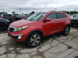 2013 Kia Sportage EX z VIN KNDPC3A26D7441345, wystawiony jako Copart lot #58832265 z przebiegiem 129 264 mil mil oraz Szkoda całkowita • Salvage title. Historia ofert i sprzedaży dostępna na DreamBid. Obrazek 1.