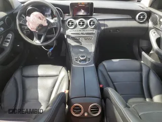 2017 Mercedes-Benz C 300 with VIN 55SWF4JBXHU210780, listed as a Copart auction lot 60922285 with 156,519 mi miles and Salvage title. Bid and sale history available at DreamBid. Image 8.