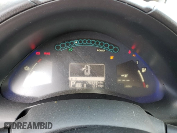 2016 Nissan LEAF S with VIN 1N4AZ0CP1GC309123, listed as a Copart auction lot 58872175 with 70,298 mi miles and Clean title. Bid and sale history available at DreamBid. Image 9.