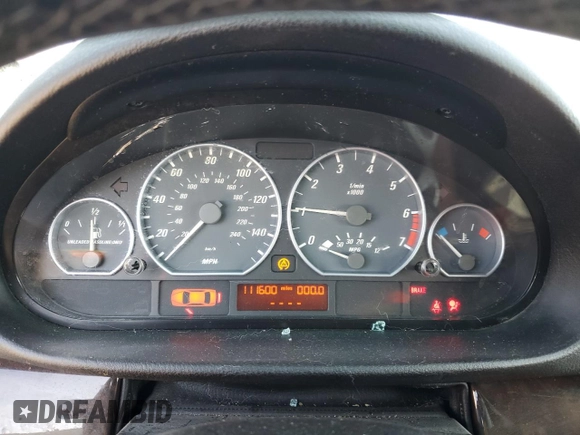2002 BMW 3 Series 330Ci with VIN WBABS53402EV89858, listed as a Copart auction lot 81132824 with 111,600 mi miles and Salvage Title. Bid and sale history available at carsss.com. Image 9.