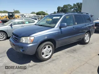 2006 Toyota Highlander w/3rd Row z VIN JTEDP21A960100392, wystawiony jako Copart lot #61488655 z przebiegiem 185 156 mil mil oraz Czysty tytuł • Clean title. Historia ofert i sprzedaży dostępna na DreamBid. Obrazek 1.