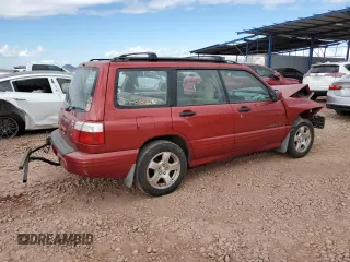 2002 Subaru Forester S w/Premium Pkg with VIN JF1SF65682H748643, listed as a Copart auction lot 45523335 with 140,347 mi miles and Salvage Title. Bid and sale history available at carsss.com. Image 3.