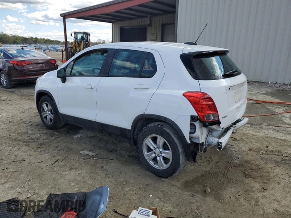 2021 Chevrolet Trax LS with VIN KL7CJKSM0MB368949, listed as a Copart auction lot 53343175 with 54,581 mi miles and Clean Title. Bid and sale history available at carsss.com. Image 2.