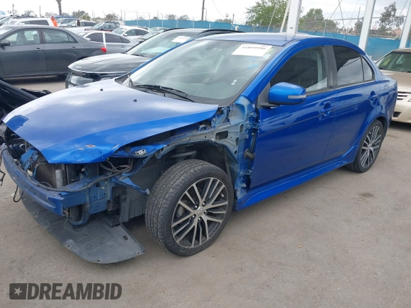 2017 Mitsubishi Lancer ES with VIN JA32V2FW2HU010095, listed as a IAAI auction lot 41899996 with 136,889 mi miles. Bid and sale history available at carsss.com. Image 2.